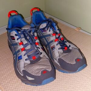 Asics Womens Venture  T5N8N Black Running Shoes Sneakers Size 9